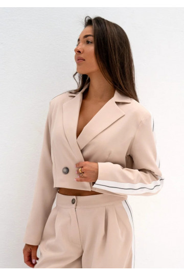 Cora - Beige short blazer... 2