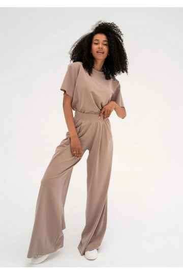 Rebel - Beige loose pants 2