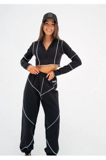 Jett - Short black sweatshirt