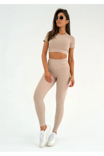 Hi Pure - Beige pinstriped...