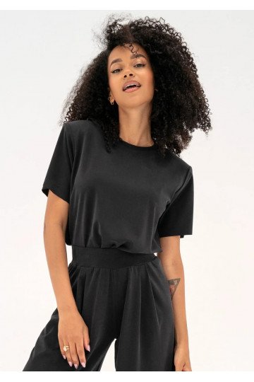 Rebel - Black T-shirt with...