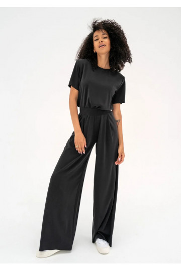 Rebel - Black loose pants