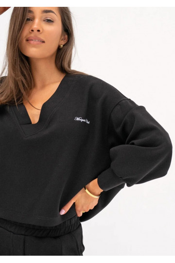 Ollie - Black rayon sweatshirt 2