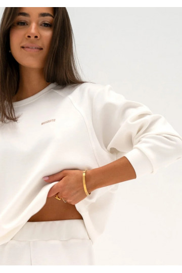 Shanti - Ecru rayon sweatshirt