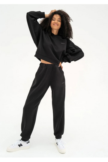 Chase - Black rayon sweatpants