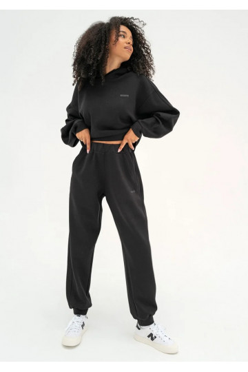 Chase - Black rayon sweatpants 2