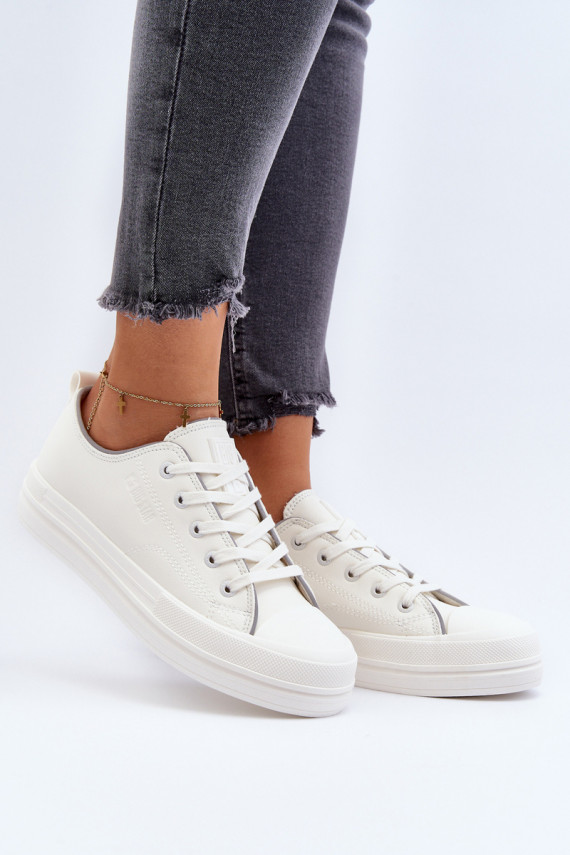 Women's Eco Leather Sneakers Big Star NN274847 White
