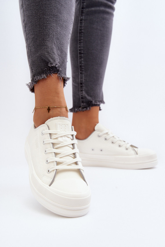 Women's Eco Leather Sneakers Big Star NN274847 White