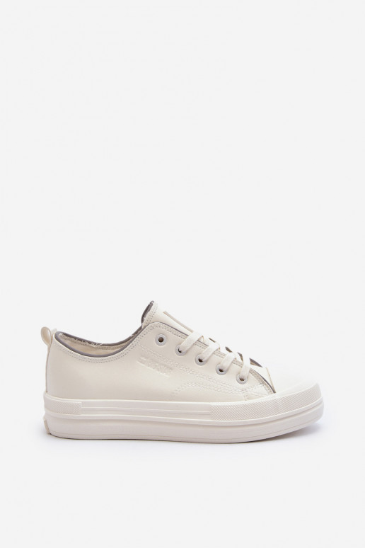 Women's Eco Leather Sneakers Big Star NN274847 White