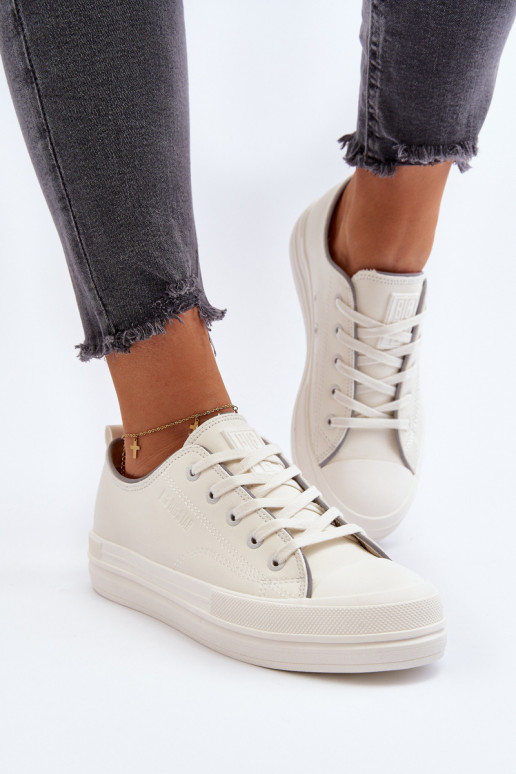 Women's Eco Leather Sneakers Big Star NN274847 White