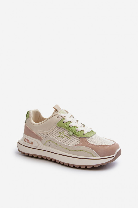 Women's Sneakers Big Star NN274A091 Beige-Green