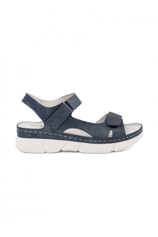 dark blue classic sandals womens