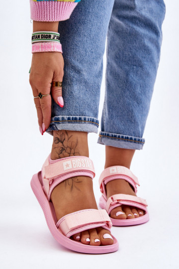 Women's Sport Sandals Big Star LL274729 Pink 2