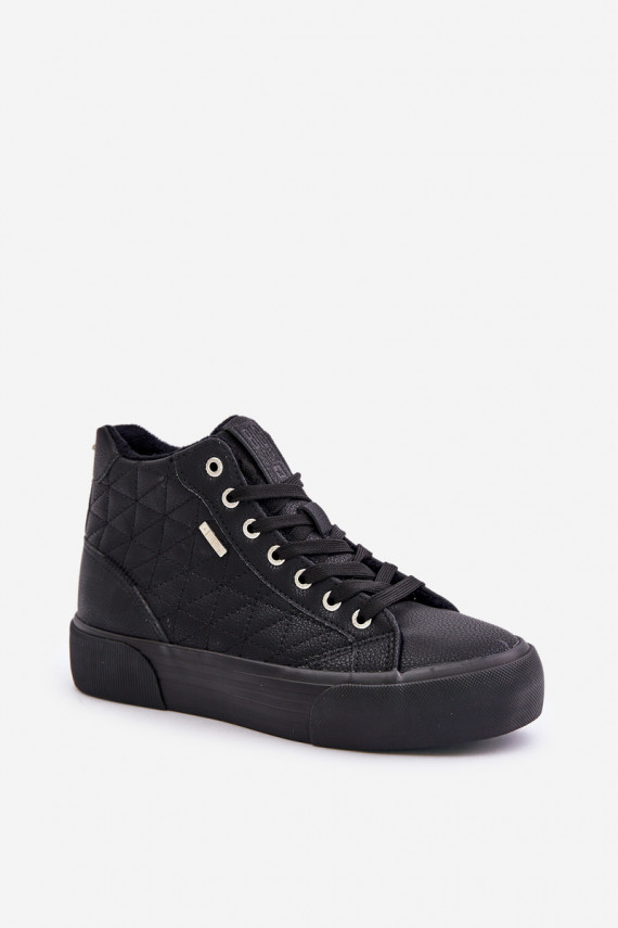 Insulated casual shoes Big Star in black