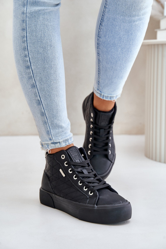 Insulated casual shoes Big Star in black