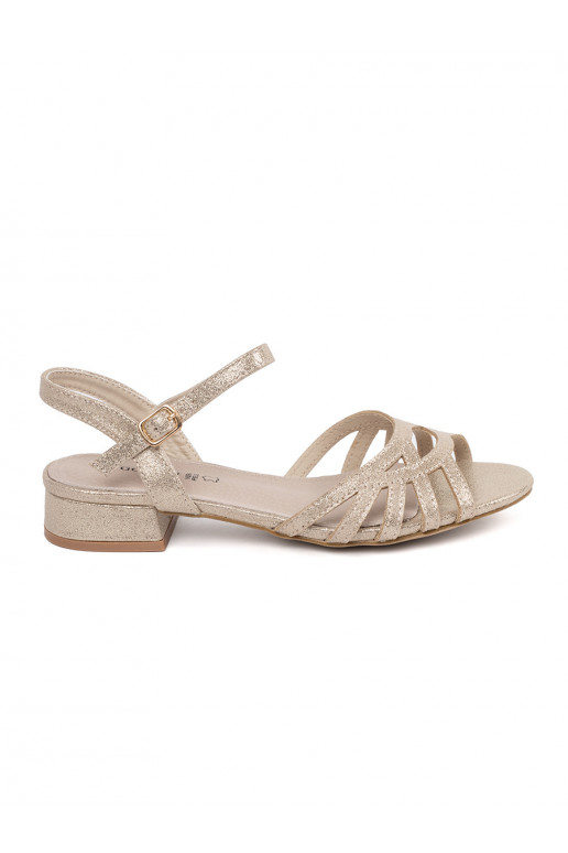 sandals golden ze skórzaną wkładką