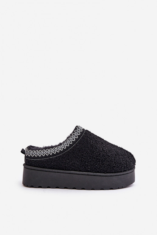 copy of snow boots Women's platform Z Haftem black color Tirissa