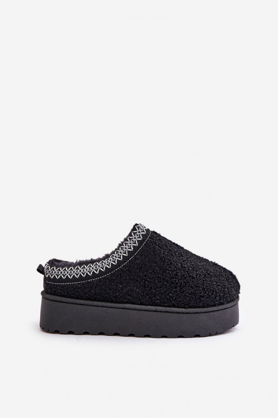 copy of snow boots Women's platform Z Haftem black color Tirissa