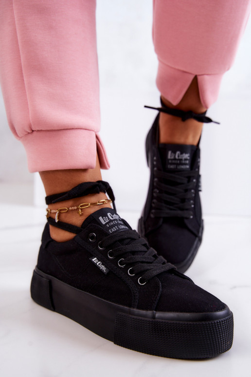 Sneakers On A Platform Lee Cooper LCW-22-31-0885L Black