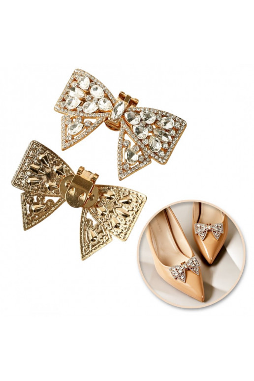 Klipsy  with crystals, cyrkoniami KOKARDKI 2 pcs. KDB50