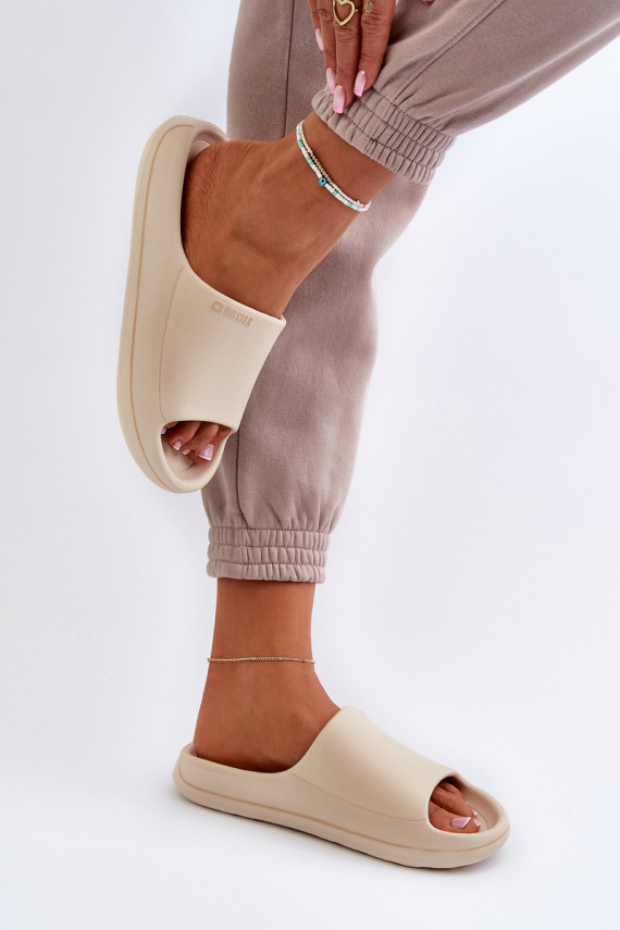 Light Women's Flip-Flops Big Star Beige