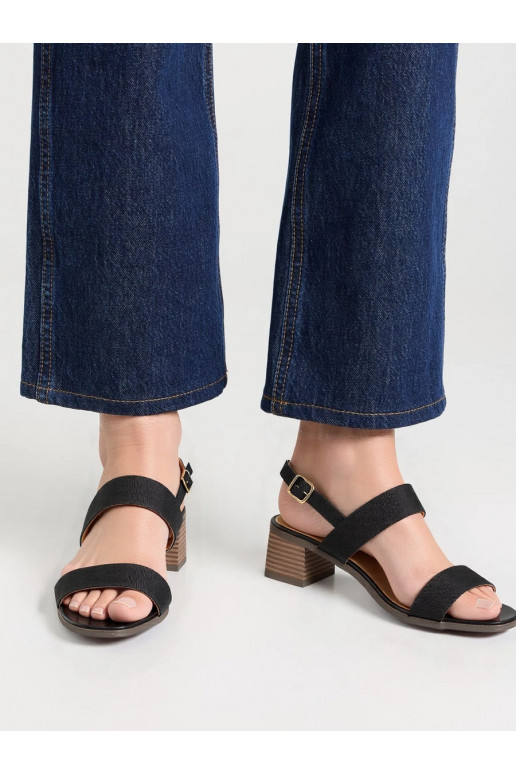 sandals Elegancko-black