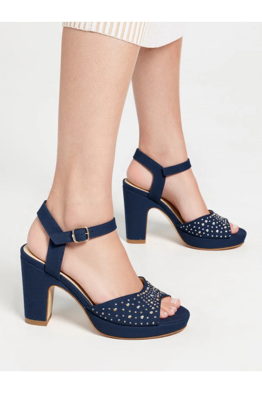 sandals Elegancja Nocna dark blue