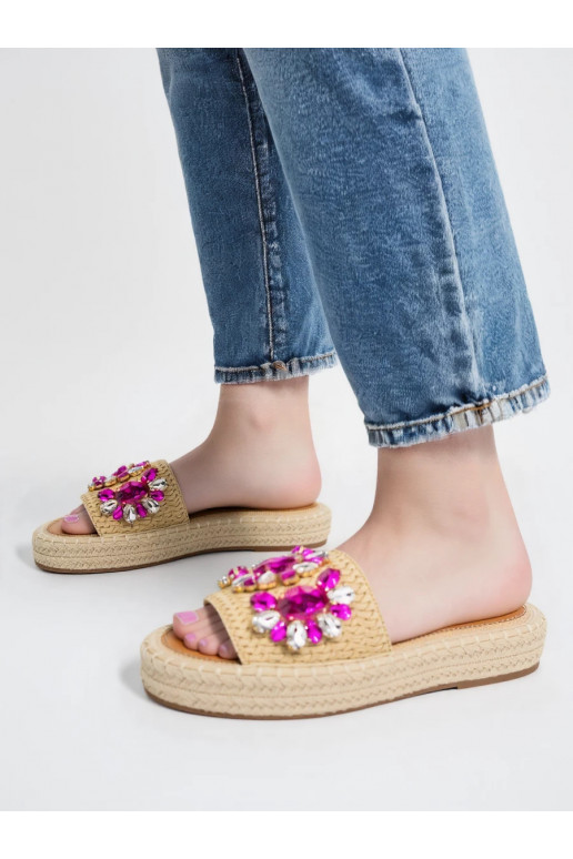 Womens Slippers DIVAGLAM FUSHIA