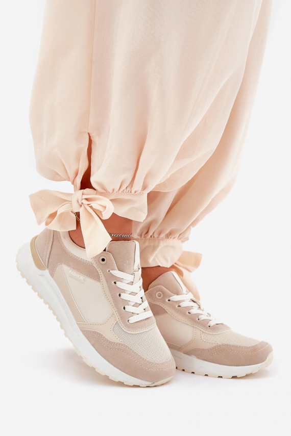 Beige Women's Sports Shoes Laaksona