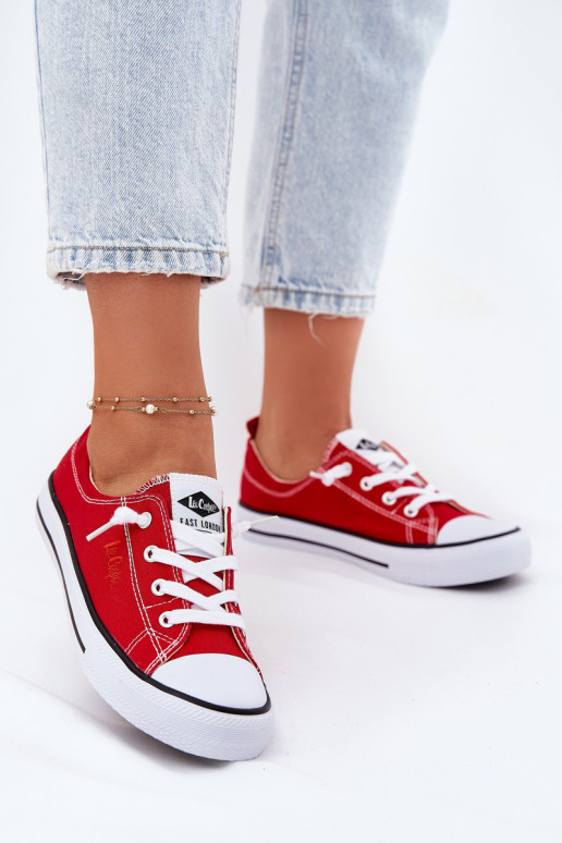 Women's Fabric Sneakers Lee Cooper LCW-25-02-3298L Red
