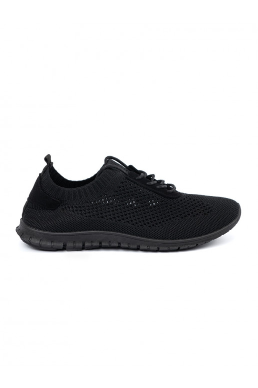 black openwork sneakers womens