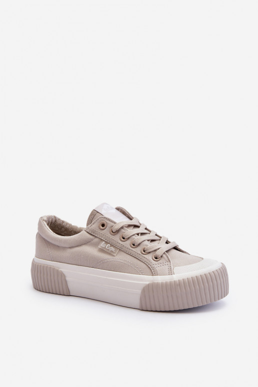 Women's sneakers on a thick sole Lee Cooper LCW-24-31-2178 Grey