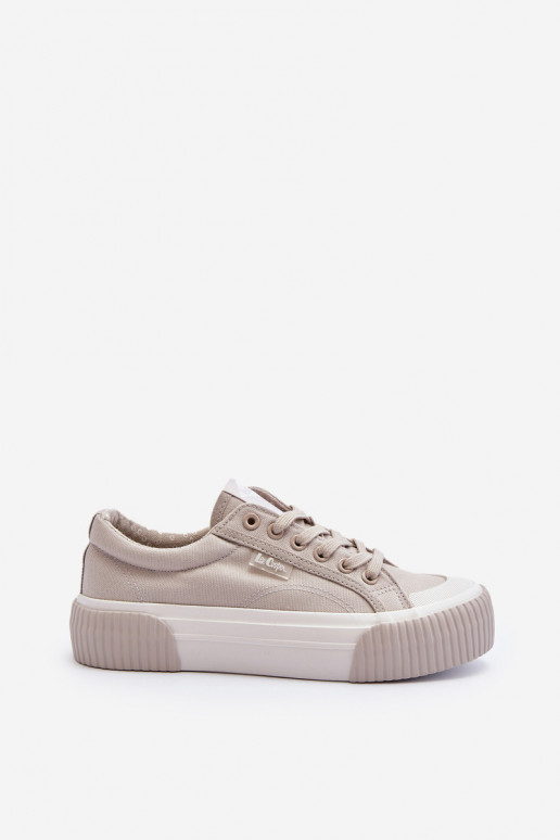 Women's sneakers on a thick sole Lee Cooper LCW-24-31-2178 Grey