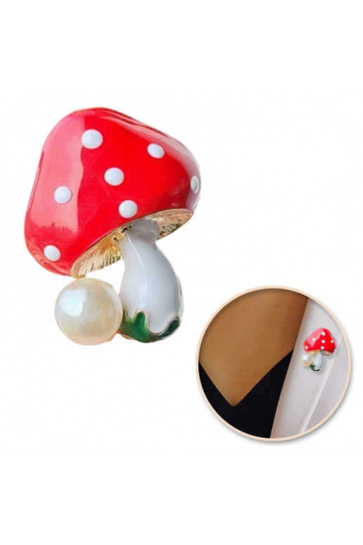 Brooch grzybek BZ191
