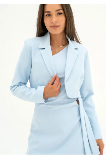 Iris - Light blue short blazer