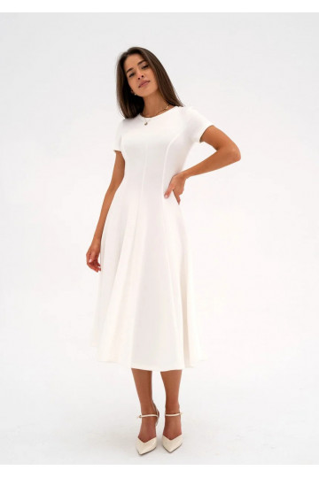 Jasmen - Ecru midi flared... 2