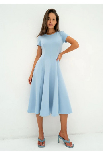 Jasmen - Light blue midi...