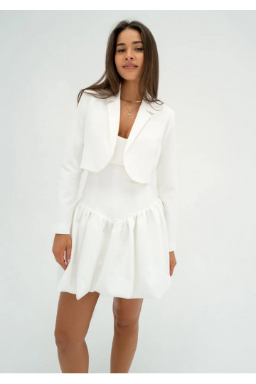 Iris - Ecru short blazer 2