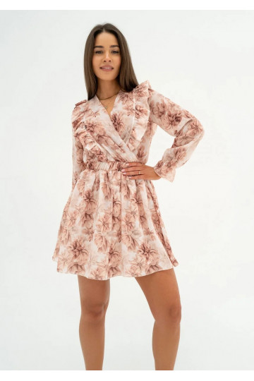 Rosalia - Beige floral...