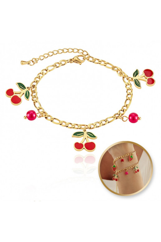 Bracelet   , WISIENKI red BST1520