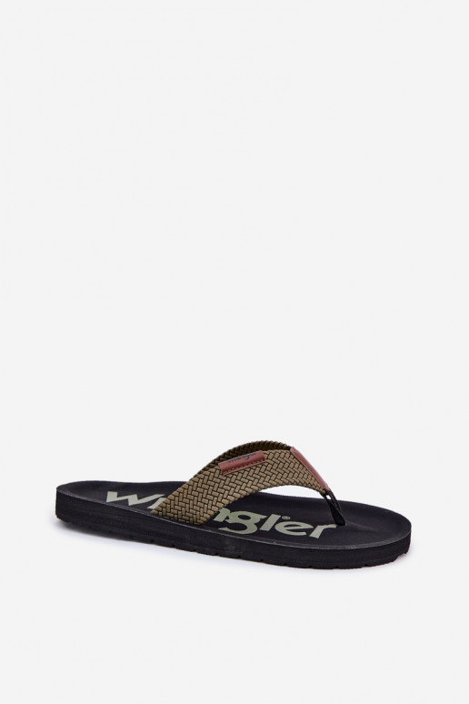 Men's Flip Flops WRANGLER ZANE FLIPFLOP MEN LOW 20251044.20251044.57B Green