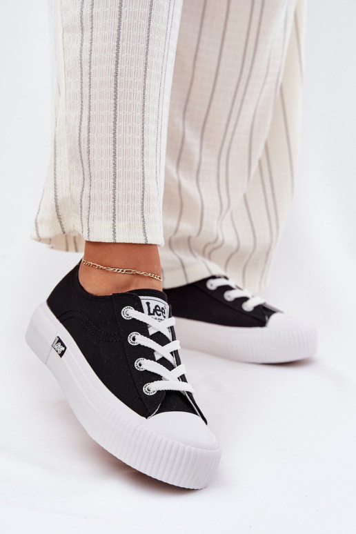 Women's Platform Sneakers Black LEE ISLA C WOMEN LOW 50251001