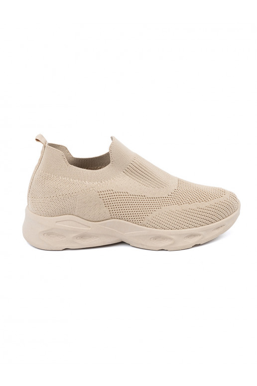 Easy sneakers slip-on beż