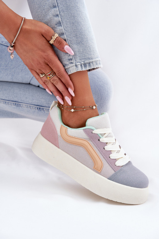 Womens Platform Sneakers Multicolor Tellnira