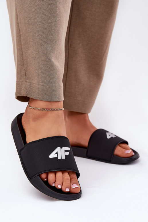 Ladies Slippers 4F Black 4FRMM00FSLIF010-20S