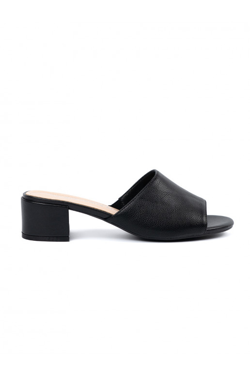 Slippers womens on a low heel