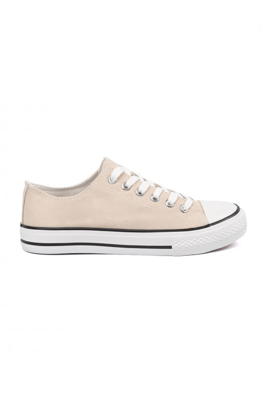 The classic model light beige Women's boots 