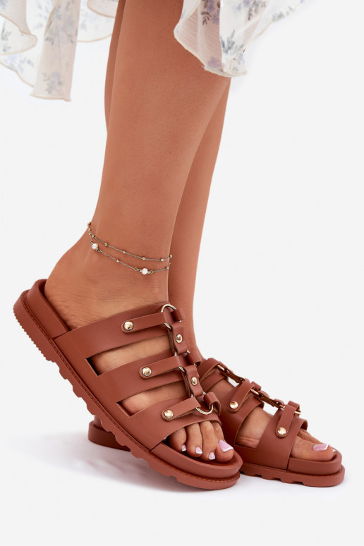 Ladies Sandals With Straps Camel Pasiriela