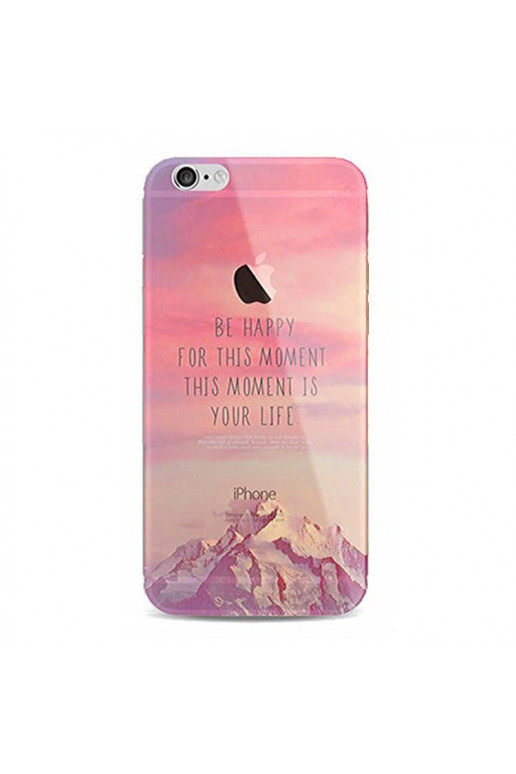 Phone case IPHONE 5/5S - BE HAPPY FOR THIS MOMENT ETUI16WZ25