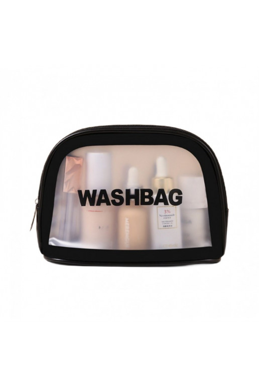 Folding cosmetics bag WASHBAG  black color KS47CZ